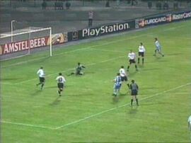 Una delle reti biancocelesti