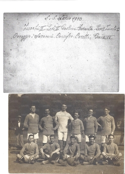Foto originale della Lazio 1910