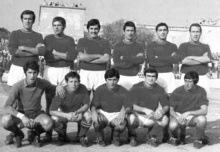 Luciano Volpi con il Barletta