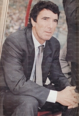 Durante una gara in panchina