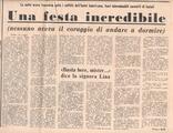 Il resoconto della festa (Gazzetta del 14/05/1974)