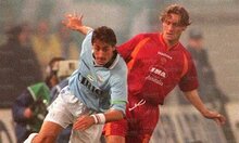 In azione durante un derby