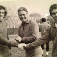 Chinaglia Maestrelli con il figlio del Presidente della Repubblica Leone