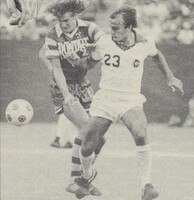 Alcune foto di Pino Wilson con la maglia dei Cosmos