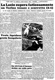 Da l'Unità: la cronaca della gara