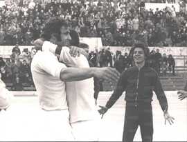 Chinaglia e Wilson (partita all'Olimpico stagione 1972/73 o 1973/74)