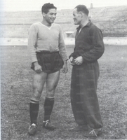 Dionisio Arce con Mario Sperone