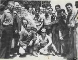 Ciclisti della S.S. Lazio prima di una gara nei primissimi anni '50