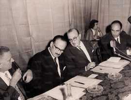 Siliato e Miceli durante un'assemblea (evento da individuare)