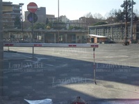 Foto 5: Un'area dell'ex Piazza d'Armi oggi occupata da un deposito dell'ATAC (foto: F.Bellisario ©) .