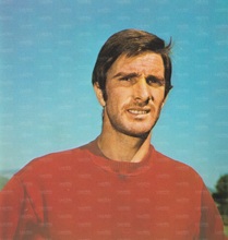 Fontana con la maglia dell'Arezzo