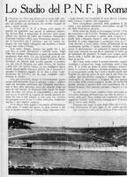 Un articolo della rivista "I Littoriali" del 1932