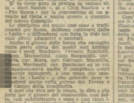 Giocatore di bocce