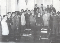 Un'altra foto scattata in occasione della presentazione di Flamini