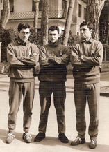 Al Torneo di Viareggio 1965 con Giannattasio e Proietti