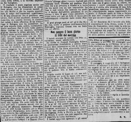 La cronaca de "Il Littoriale"