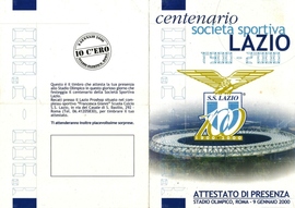 9 gennaio 2000 - Attestato di presenza