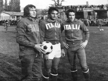 In Nazionale insieme a Pino Wilson