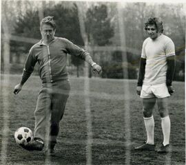 Maestrelli e Chinaglia a Tor di Quinto (anno?)