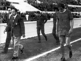 Vona, Lorenzo, Magherini, Sulfaro e Chinaglia alla fine del primo tempo