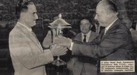 La consegna della coppa Italia (da Football)