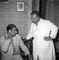 Lucentini con il dott. Bolognese. Foto Archivio Istituto Luce