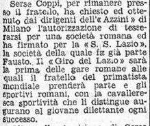 Dal Corriere dello Sport del 19 giugno 1945