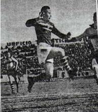 Juan Carlos Lorenzo in azione nella Sampdoria