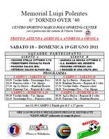 Locandina del Torneo a lui intitolato a Vittorio Veneto nel 2011