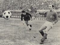 Mazzola con la maglia della Fiorentina