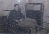 In un momento di relax nella sua casa romana