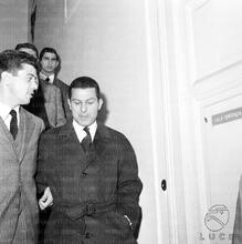 Ancora con Janich nella sede (foto Istituto Luce)