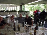 Seduti Mattei, Mosci, Sterbini e Mironti; in piedi Penzo, Donati, Poli e Rossi (di spalle)