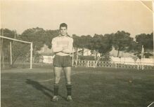 Un giovanissimo Biancolin sul campo della Rondinella