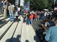 L'addio di Chinaglia (Foto LazioWiki)