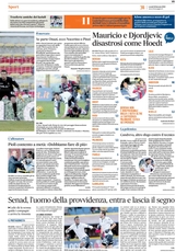 18 gennaio - Il Messaggero Bologna-Lazio 2-2