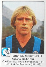 Una figurina di Agostinelli nell'Atalanta
