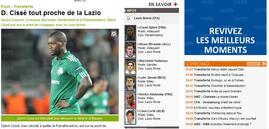 L'annuncio dell'Equipe sul passaggio di Cisse alla Lazio