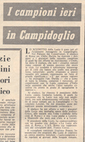 L'articolo del Corsport del 21/5/74