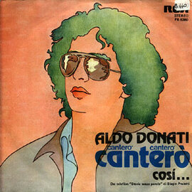 Copertina di un suo disco
