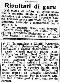 L'articolo de "Il Messaggero" del 2 novembre 1925
