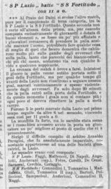 1909/10 - Un'altra foto della formazione di Lazio-Fortitudo 11-0 del 13 marzo 1910