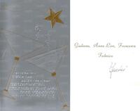 Biglietto di auguri della famiglia Fiorini