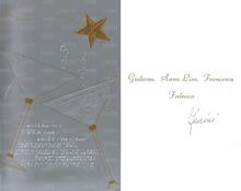 Biglietto di auguri della famiglia Fiorini