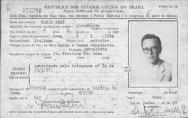 Il permesso del giornalista Dario Beni