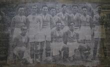 La Lazio 1927/28. Bottacini è il terzo da sinistra