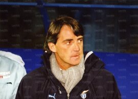 Roberto Mancini in panchina