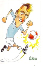 Una caricatura del giocatore