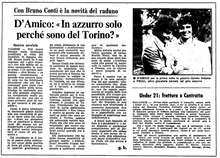 Le dichiarazioni dopo la convocazione (l'Unità)