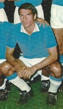 Un'altra immagine di Alberto Orlando con la maglia del Napoli